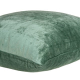 20" X 7" X 20" Transitional Green Solid Pillow Cover With Poly Insert - Homeroots - Flyclothing LLC