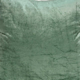 20" X 7" X 20" Transitional Green Solid Pillow Cover With Poly Insert - Homeroots - Flyclothing LLC