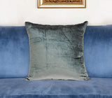 20" X 7" X 20" Transitional Charcoal Solid Pillow Cover With Poly Insert - Homeroots - Flyclothing LLC