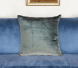 20" X 7" X 20" Transitional Charcoal Solid Pillow Cover With Poly Insert - Homeroots