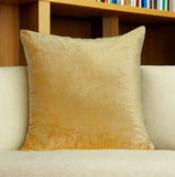 20" Yellow Cotton Blend Throw Pillow - Homeroots