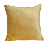20" Yellow Cotton Blend Throw Pillow - Homeroots