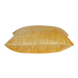 20" Yellow Cotton Blend Throw Pillow - Homeroots