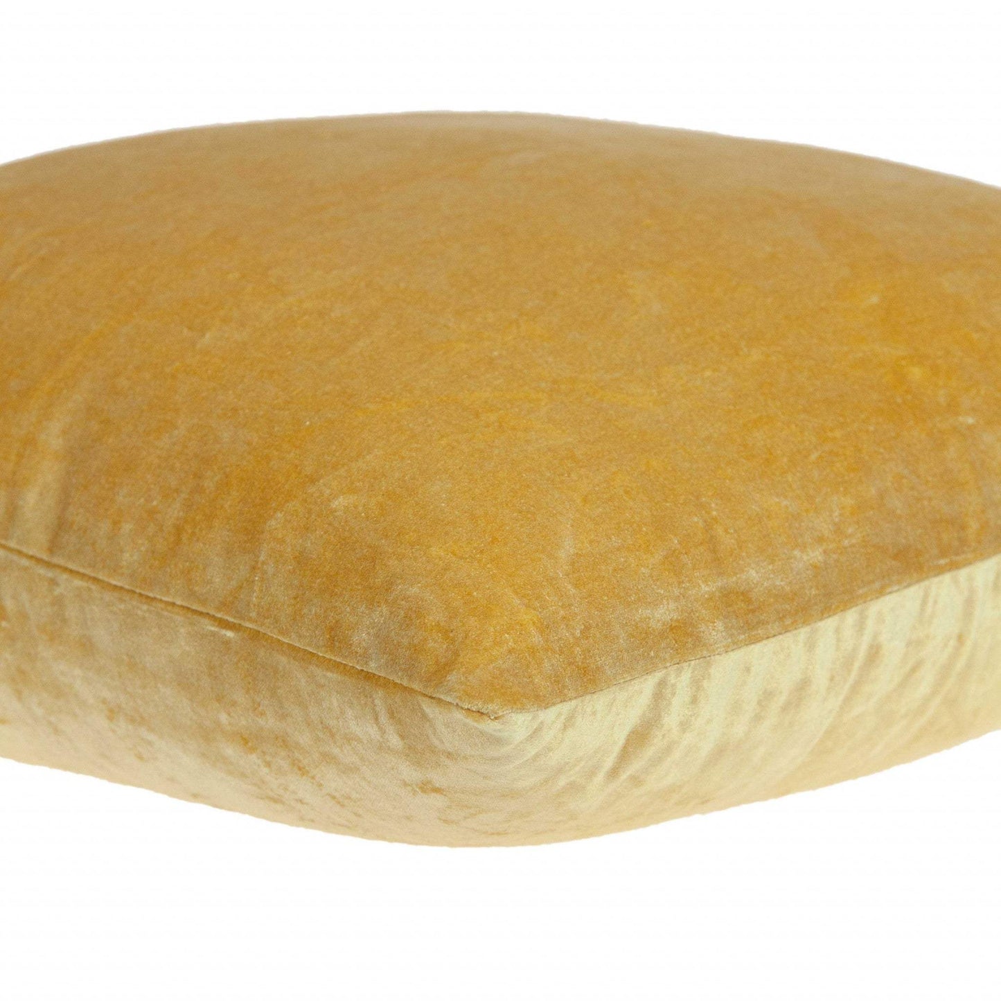 20" Yellow Cotton Blend Throw Pillow - Homeroots - Flyclothing LLC