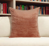 20" X 7" X 20" Transitional Orange Solid Pillow Cover With Poly Insert - Homeroots