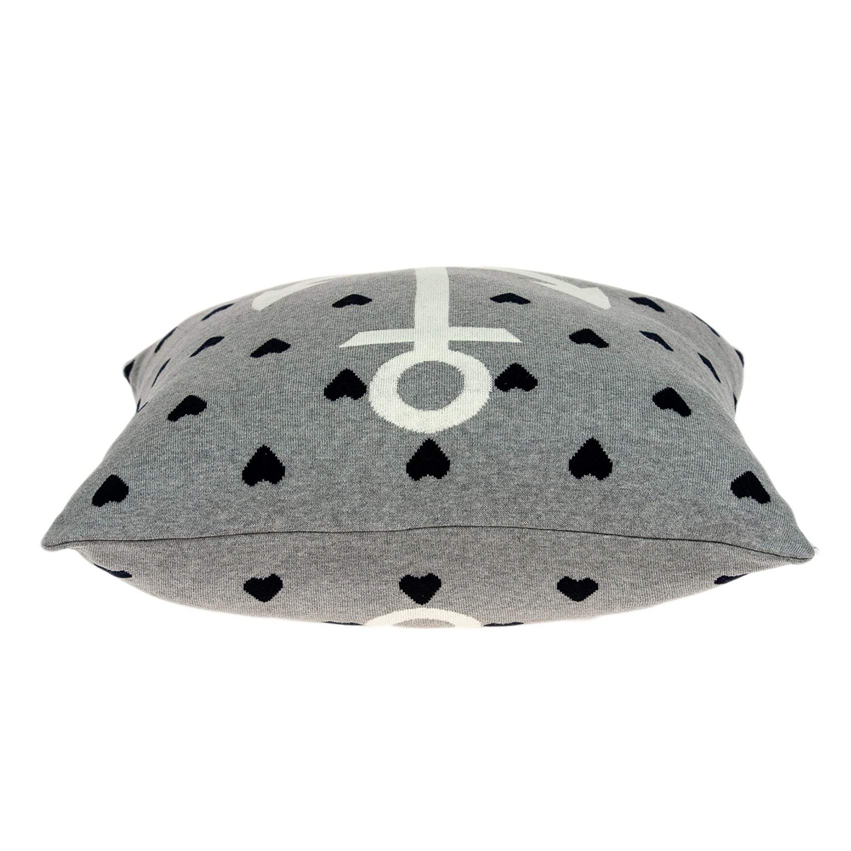 Casual Square Grey Nautical Anchor Accent Pillow - Homeroots - Flyclothing LLC