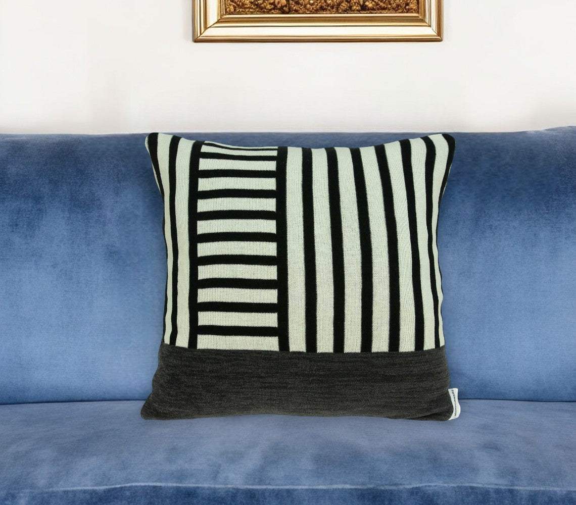18" X 5" X 18" Transitional Multi Colored Pillow Cover With Poly Insert - Homeroots - Flyclothing LLC