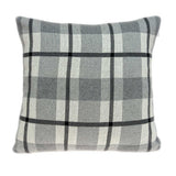 20" X 7" X 20" Transitional Tan & Grey Cotton Pillow Cover With Poly Insert - Homeroots