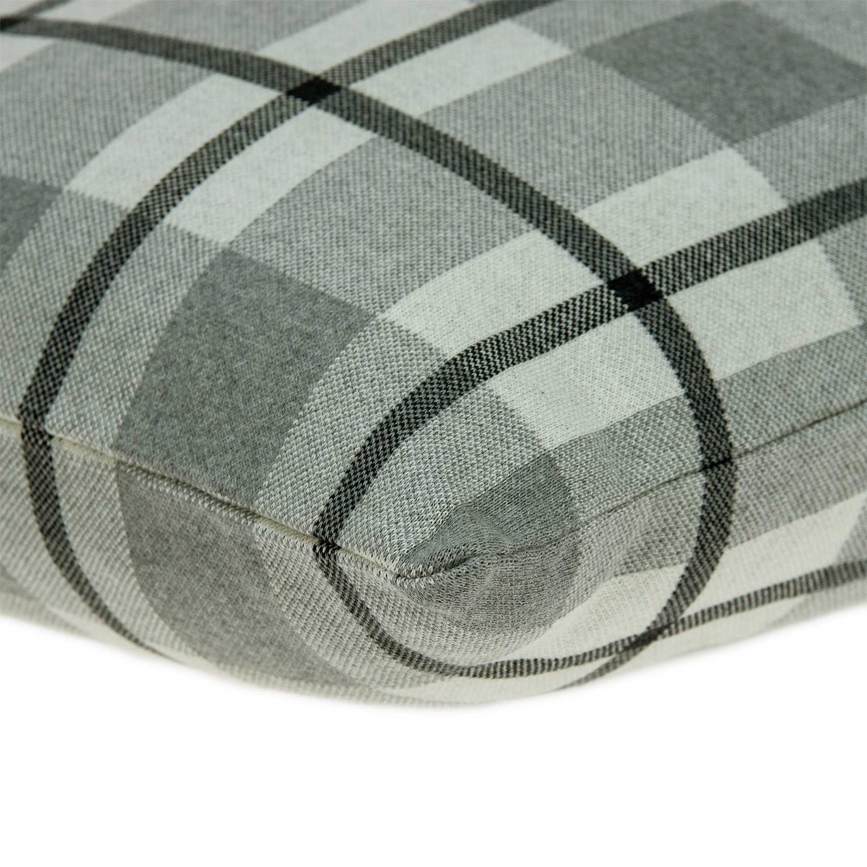 20" X 7" X 20" Transitional Tan & Grey Cotton Pillow Cover With Poly Insert - Homeroots - Flyclothing LLC