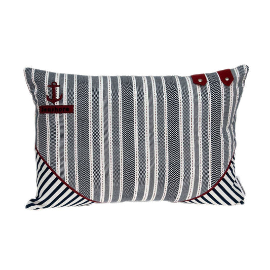 14" X 20" Gray Cotton Throw Pillow - Homeroots