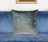 22" X 7" X 22" Transitional Charcoal Solid Pillow Cover With Poly Insert - Homeroots - Flyclothing LLC