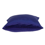 22" Royal Blue Cotton Blend Throw Pillow - Homeroots