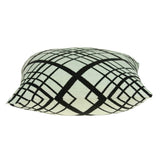 20" Black and White Cotton Throw Pillow - Homeroots - Flyclothing LLC