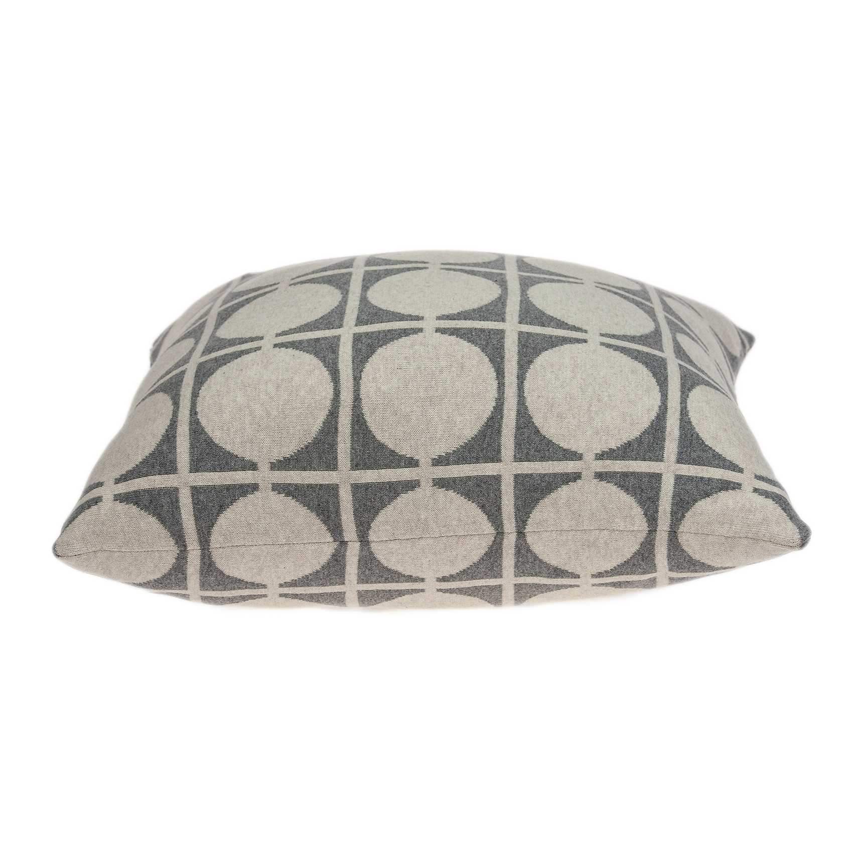 20" X 7" X 20" Transitional Tan & Grey Pillow Cover With Poly Insert - Homeroots - Flyclothing LLC