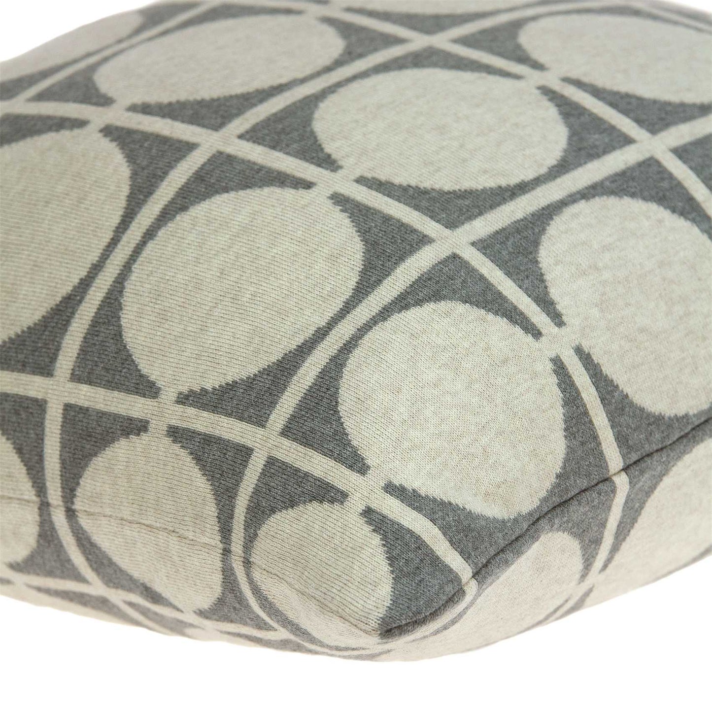 20" X 7" X 20" Transitional Tan & Grey Pillow Cover With Poly Insert - Homeroots - Flyclothing LLC