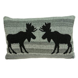 24" X 5" X 16" Lodge Gray Pillow Cover With Poly Insert - Homeroots - Flyclothing LLC