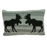 24" X 5" X 16" Lodge Gray Pillow Cover With Poly Insert - Homeroots
