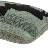 24" X 5" X 16" Lodge Gray Pillow Cover With Poly Insert - Homeroots