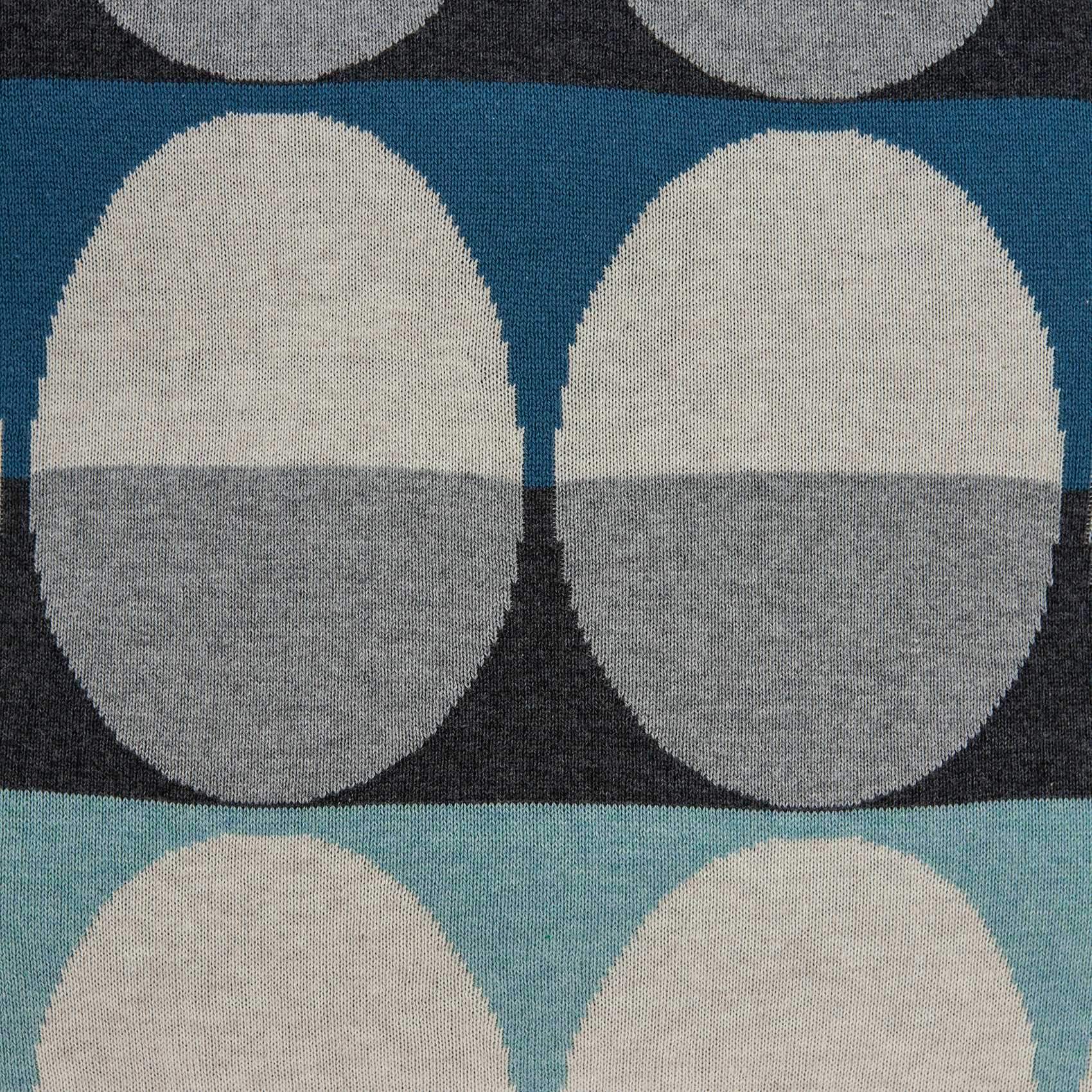 20" X 7" X 20" Transitional Gray And Blue Pillow Cover With Poly Insert - Homeroots - Flyclothing LLC