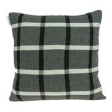 20" X 7" X 20" Transitional Gray Pillow Cover With Poly Insert - Homeroots