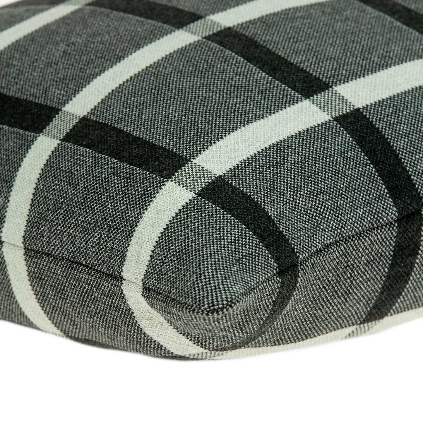 20" X 7" X 20" Transitional Gray Pillow Cover With Poly Insert - Homeroots - Flyclothing LLC