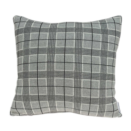 20" X 7" X 20" Transitional Gray Accent Pillow Cover With Poly Insert - Homeroots
