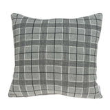 20" X 7" X 20" Transitional Gray Accent Pillow Cover With Poly Insert - Homeroots