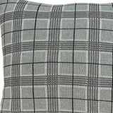 20" X 7" X 20" Transitional Gray Accent Pillow Cover With Poly Insert - Homeroots - Flyclothing LLC