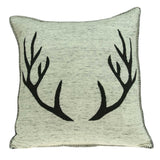 20" X 7" X 20" Lodge Grey & Black Pillow Cover With Poly Insert - Homeroots