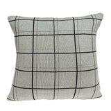20" X 7" X 20" Transitional Gray  Pillow Cover With Poly Insert - Homeroots