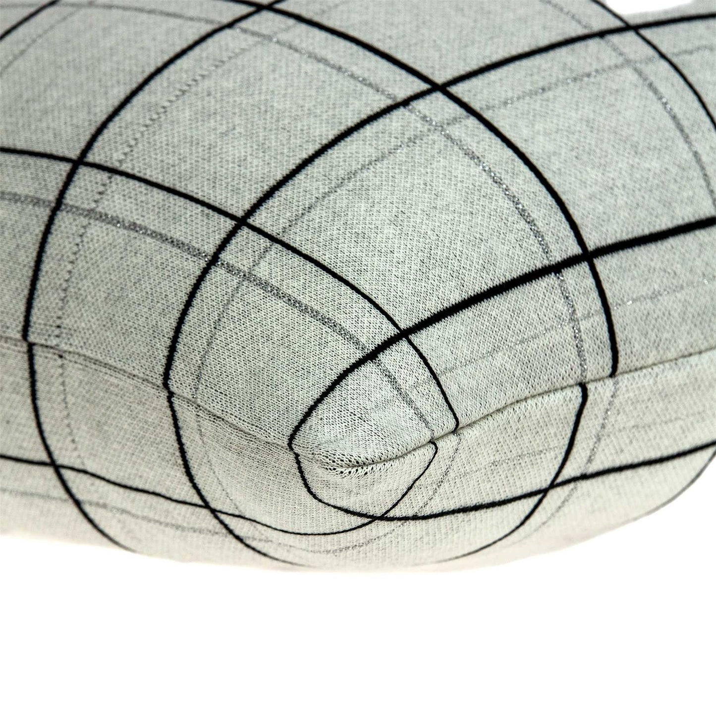 20" X 7" X 20" Transitional Gray Pillow Cover With Poly Insert - Homeroots - Flyclothing LLC