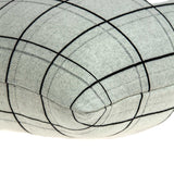 20" X 7" X 20" Transitional Gray Pillow Cover With Poly Insert - Homeroots - Flyclothing LLC
