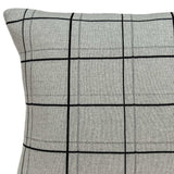 20" X 7" X 20" Transitional Gray Pillow Cover With Poly Insert - Homeroots - Flyclothing LLC