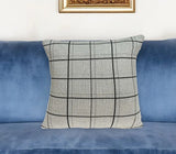 20" X 7" X 20" Transitional Gray  Pillow Cover With Poly Insert - Homeroots
