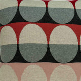 20" X 7" X 20" Transitional Gray And Red Pillow Cover With Poly Insert - Homeroots - Flyclothing LLC