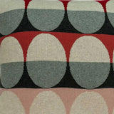 20" X 7" X 20" Transitional Gray And Red Pillow Cover With Poly Insert - Homeroots - Flyclothing LLC