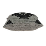20" X 7" X 20" Southwest Gray Cotton Pillow Cover With Poly Insert - Homeroots - Flyclothing LLC