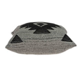 20" X 7" X 20" Southwest Gray Cotton Pillow Cover With Poly Insert - Homeroots - Flyclothing LLC