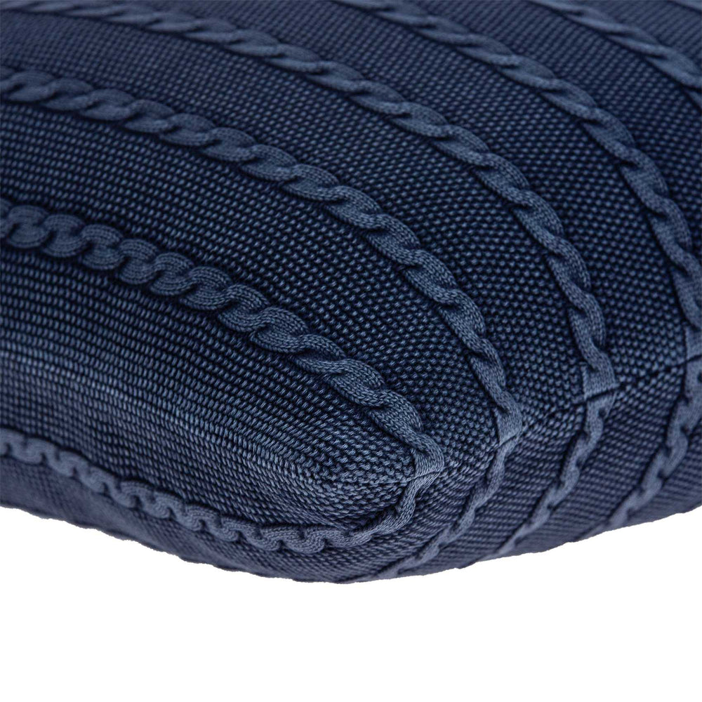 18" X 5" X 18" Transitional Blue Pillow Cover With Poly Insert - Homeroots - Flyclothing LLC