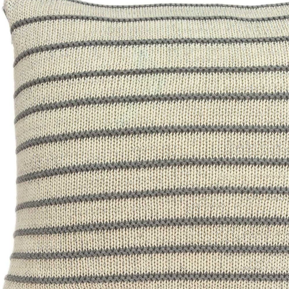 20" X 7" X 20" Stunning Transitional Tan Pillow Cover With Poly Insert - Homeroots - Flyclothing LLC