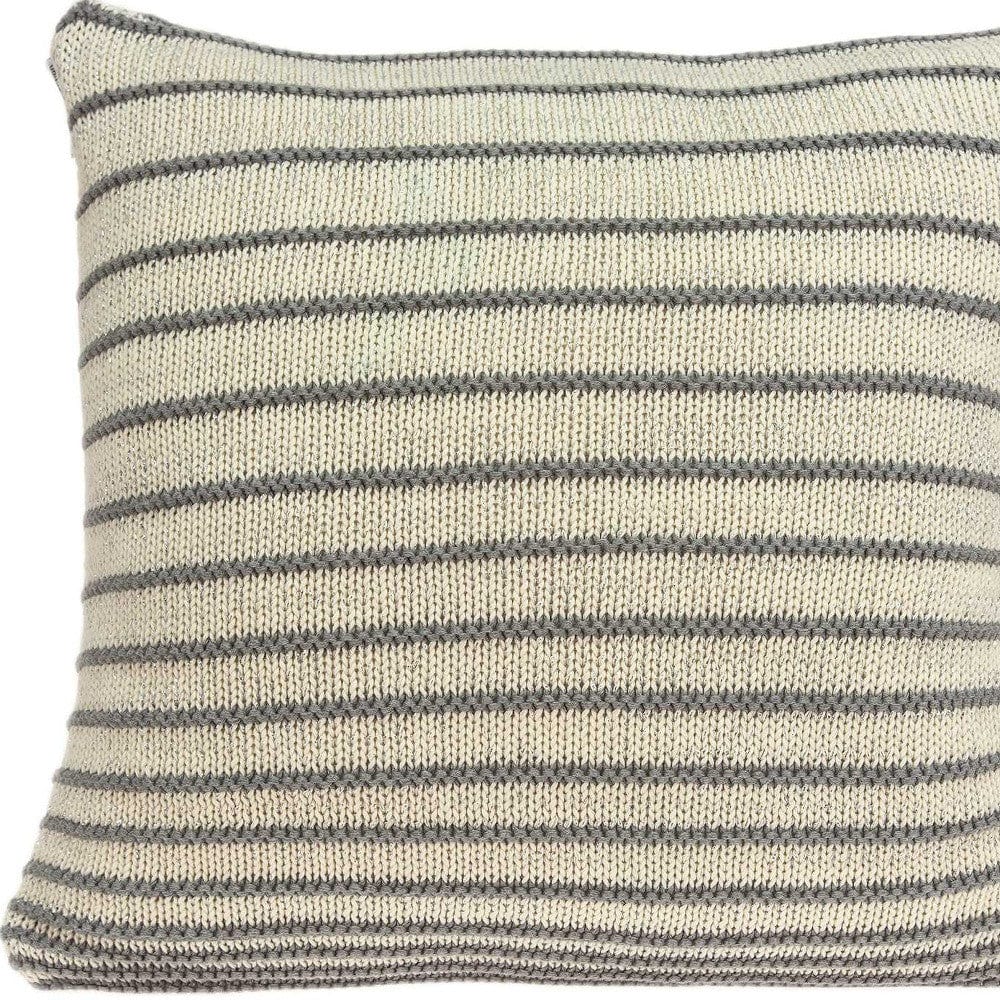 20" X 7" X 20" Stunning Transitional Tan Pillow Cover With Poly Insert - Homeroots - Flyclothing LLC