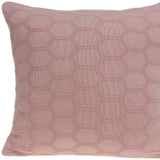 20" X 7" X 20" Transitional Pink Pillow Cover With Poly Insert - Homeroots - Flyclothing LLC