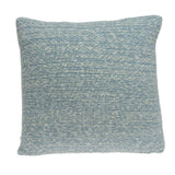 20" Aqua Teal Woven Cotton Blend Throw Pillow - Homeroots