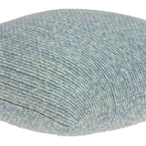 20" Aqua Teal Woven Cotton Blend Throw Pillow - Homeroots - Flyclothing LLC