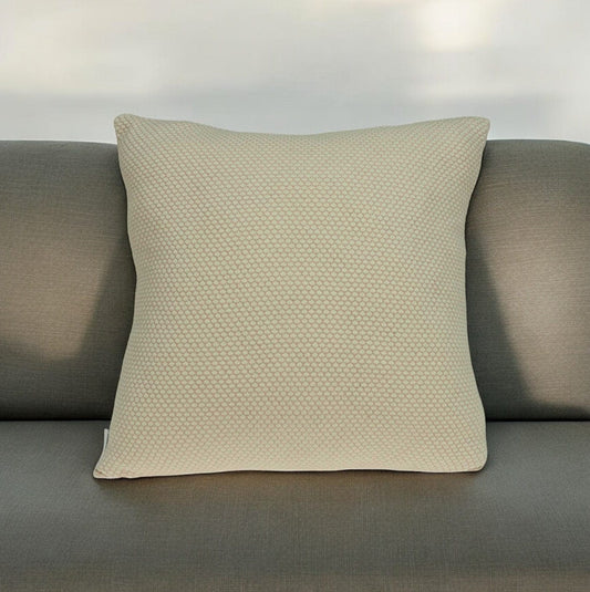 20" X 7" X 20" Beautiful Transitional Tan Pillow Cover With Poly Insert - Homeroots
