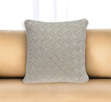 20" X 7" X 20" Charming Transitional Beige Accent Pillow Cover With Poly Insert - Homeroots
