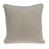 20" X 7" X 20" Charming Transitional Beige Accent Pillow Cover With Poly Insert - Homeroots