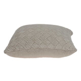 20" X 7" X 20" Charming Transitional Beige Accent Pillow Cover With Poly Insert - Homeroots - Flyclothing LLC