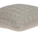 20" X 7" X 20" Charming Transitional Beige Accent Pillow Cover With Poly Insert - Homeroots - Flyclothing LLC