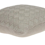 20" X 7" X 20" Charming Transitional Beige Accent Pillow Cover With Poly Insert - Homeroots - Flyclothing LLC